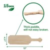 FameFame 15 inch Sorority Paddle, Greek Fraternity Solid Wood, Unfinished