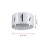 kwb HSS Bi-Metal Hole Saw, Diameter 79 mm, 8% Cobalt