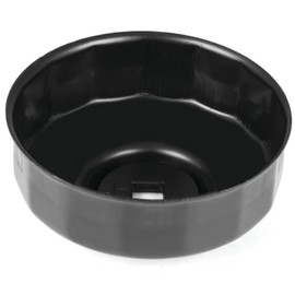 Performance Tool W54068 80mm, 15 Flutes Steel Oil Filter Wrench for 3/8-Inch Drive Tool, Multiple Brands Compatible