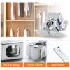 Luomorgo 24 Pack Double Roller Catch Cabinet Latches with Spear