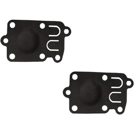 2Pcs Black Carburetor Diaphragm Replaces Briggs and Stratton 272538 for 3-5 HP Horizontal Pulsa-Jet Engines Lawn Mower Accessories