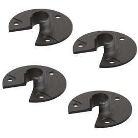 VENUS MANUFACTURING 4pcs Metal Mounting Bracket Landscape Lighting, 3/4 -14NPSM (0.77” Thread Diameters) Tree & Deck & Wall Mount Adaptor Outdoor Light Plate Fits Malibu Low Voltage Lights
