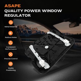 Front Left Driver Side Power Window Regulator Assembly with Motor 748-188 Fit 2019-2021 for Ram 4000, 2013-2021 for Ram 3500, 2013-2021 for Ram 2500, 2013-2018 for Ram 1500