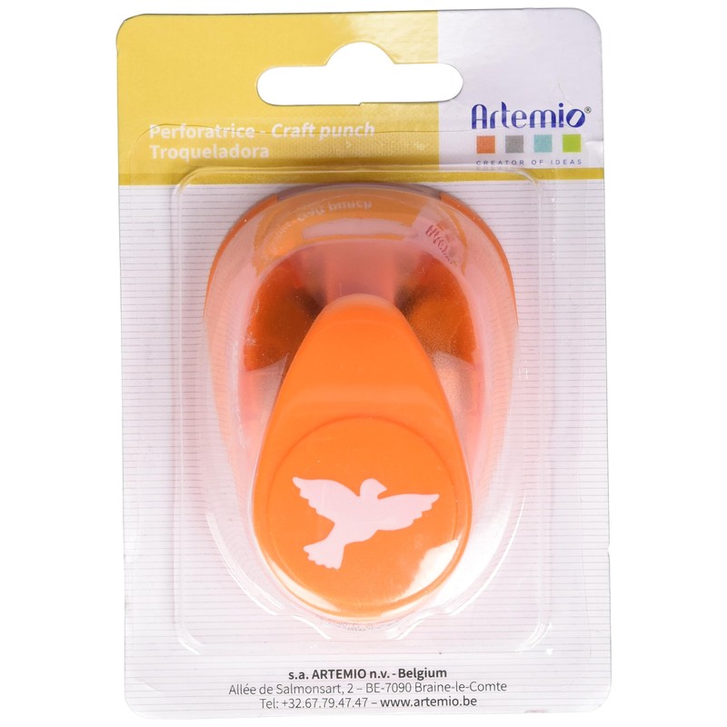 Artemio 2.5 cm Big Dove Lever Punch, Orange