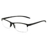 Foster Grant mens Paolo Square Glasses Reading Glasses, Black, 59