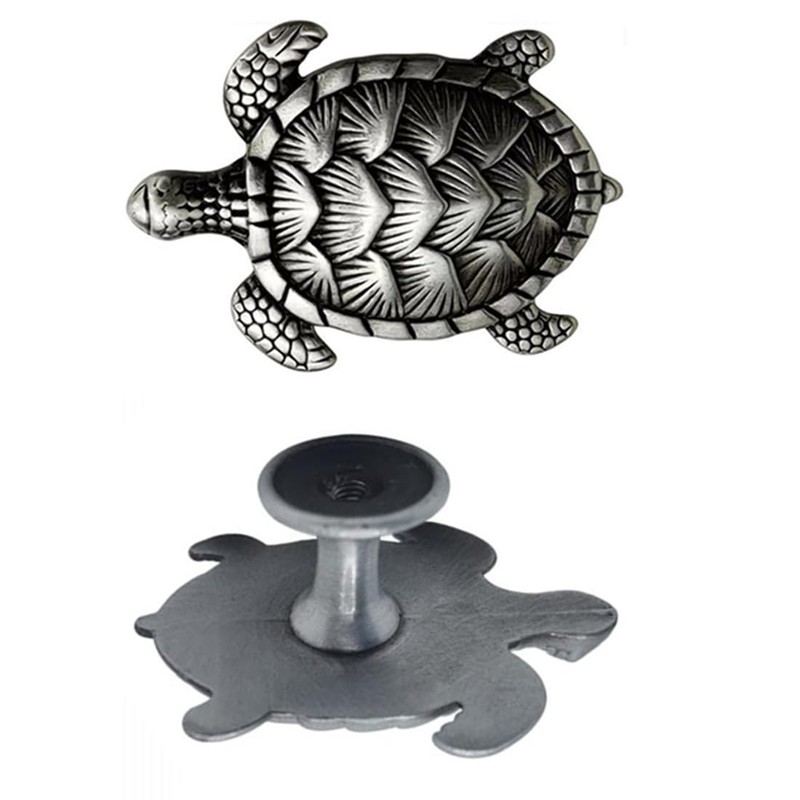 Wannianmu 10 Pack Sea Turtles Shape Metal Dresser Drawer Cabinet