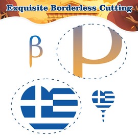 Greek Cupcake Toppers Beta Greek Letter Cupcake Topper Greek Mythology Decor Goddess Flag Eye Ancient Greek Theme Cupcake Decorations for Women Men