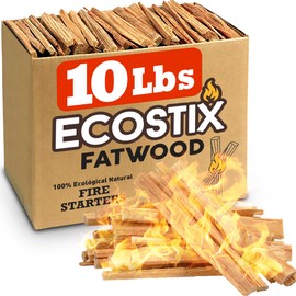 Eco-Stix Fatwood Fire Starter Kindling Firewood Sticks – Bulk Packaged 10 Lbs