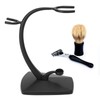 Shaving Brush Holder with Stable Base Metal Shaving Knife Stand