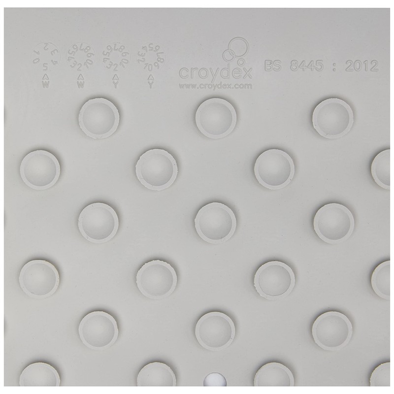 Croydex Rubagrip Bath Mat - Non Slip Anti Mould Mat