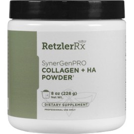 SynergyGenPro Collagen + HA Bulk Powder by Dr. RetzlerRx™ - Advanced Joint, Skin & Mobility Support with Fortigel®, Tendoactive®, Mobilee® & TRAACS® Magnesium Bisglycinate