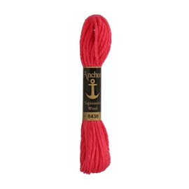 Anchor 4238000-08438 Embroidery Thread, 100% Wool, Fire Lily, 10 m