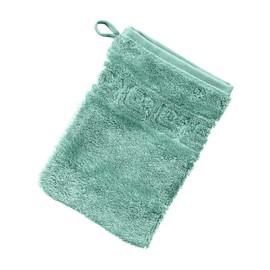 Cawö Noblesse 1001 Wash Mitt Terry Towel Green Size 16 x 22 cm