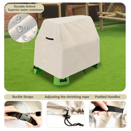 Aacabo Kids Water Table Cover Fit Rain Showers Splash Pond Water Table,Waterproof Dust Proof Anti-UV Outdoor Toys Cover-Cover only