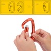 25KN Safety Lock D Buckle Outdoor Rock Climbing Rescue Carabiner
