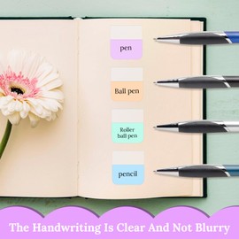 JIEYAO 240 Pcs Sticky Tabs for Notebooks, Colored Book Sticky Index Tabs, Repositionable Annotation Tabs Page Tabs Pastel Sticky Tabs Page Markers for Annotating Books & File Classification (1.1x1in)