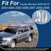 Deejecsun Roof Rack End Caps Fit for Toyota 4Runner 4WD