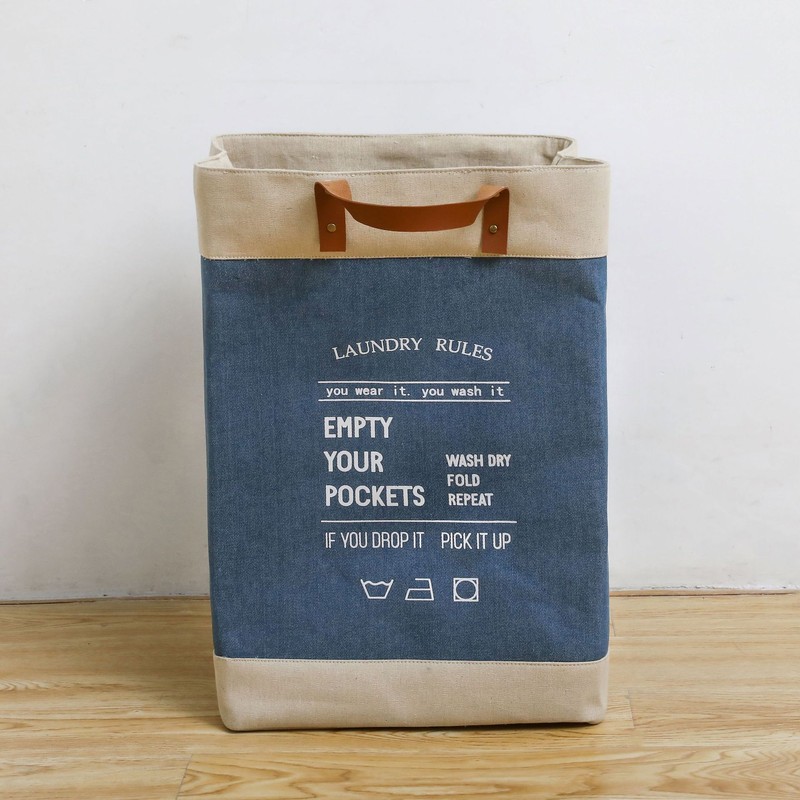 Laundry Basket Grocery Bag Jute Large Capacity Dirty Clothes Storage