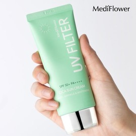 Mediflower 유브이 필터 시카 선크림 50mlx2 UV Filter Cica Sunscreen 50ml x 2