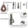 Carp Fishing Rigs Kit Carp Hair Rigs with Carp Sinker