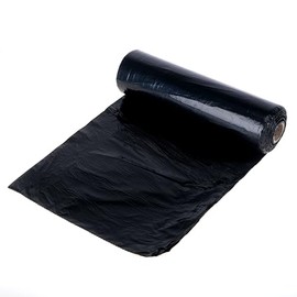 Xtra Kleen Tear and Leak Proof Garbage Bin Liner 20-Piece Set, 140 Litre Capacity, Black
