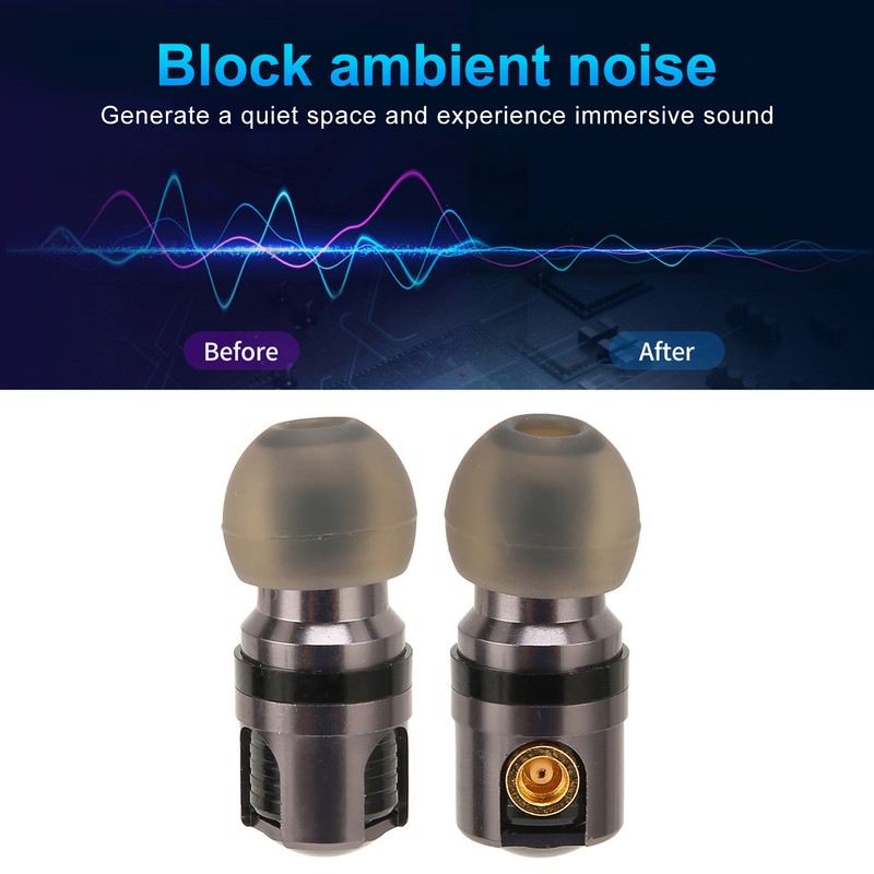 MMCX Earbuds 0.4in Dynamic Drive DIY Detachable Wire Connected Deep