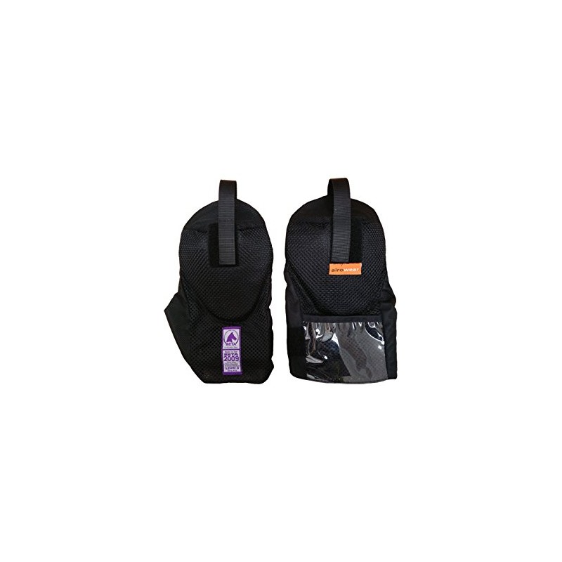 Airowear Air Mesh Shoulder Pads Black - Shoulder protectors designed