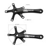 Bicycle Crank Arm Set BCD130mm Crank Single 170mm Crankset Bicycle