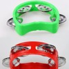4 Pieces Tambourine Musical Instrument Crescent Tambourine Drum for Student