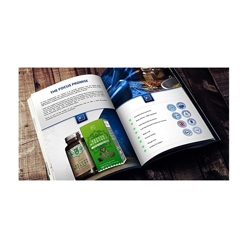FS Bacopa Monnieri Capsules - 500mg Per Serving | 120