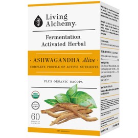 Living Alchemy Ashwagandha Alive, 60 Capules