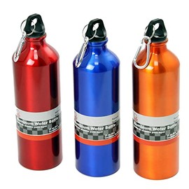 Chef Craft Select Aluminum Water Bottle, 25 Ounces, Color May Vary