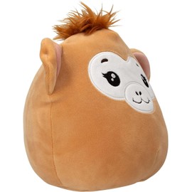 Depesche 13858 Ylvi Swoppies - Kuscheltier Affe in Braun, mit Leuchteffekt und runden Ohren, ca. 30 cm großes Plüschtier