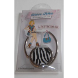 Miss Kha Accroche Sac Pliable Zèbre