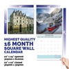 Dayplanner Publishing France Calendar 2025, Large Square Wall Calendar, 16