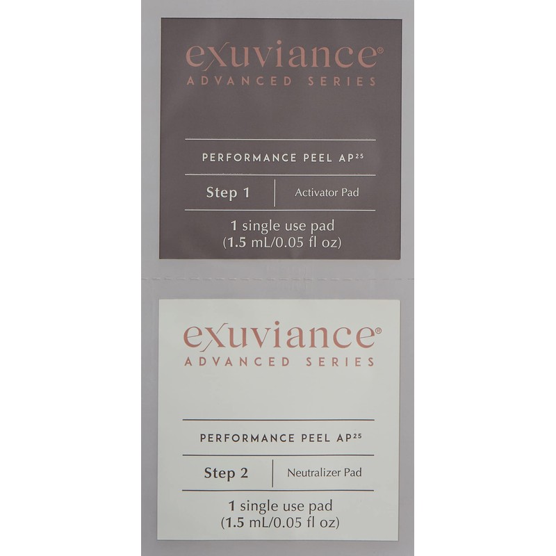 EXUVIANCE Performance Peel AP25 At-Home Chemical Peel with Glycolic, Mandelic
