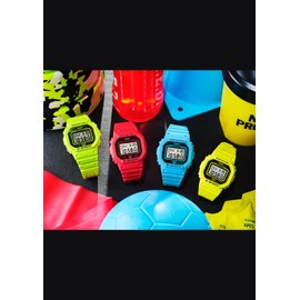 Casio DW-5600 Energy Pack Wristwatch, Limited Model: ENERGY PACK (Red), sports