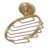 Soap Dish Wall Mounted Twisted Pattern Soap Holder Copper Stainless