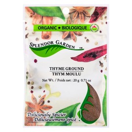 Splendor Garden organic Thyme Ground,20.0 Gram