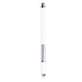 COHEALI Metal Stylus Pen Double Tip White Disc Capacitive Pen for Phone Tablet Laptop