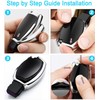 Autophone Compatible with Mercedes Benx Key Fob Cover,Special Soft TPU