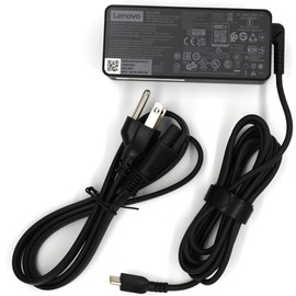 Lenovo 65W USB Type C AC Adapter for ThinkPad X1 Series-X1 Yoga 6th Generation, ThinkPad X13 series-X13 G5, ThinkPad T16 Series-T16 G3, ThinkPad T Series-T590, ThinkPad P Series-P53s, ADLX65YDC3D.