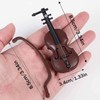 Miniature Violin Tiny Musical Instrument Models for Decoration Home &