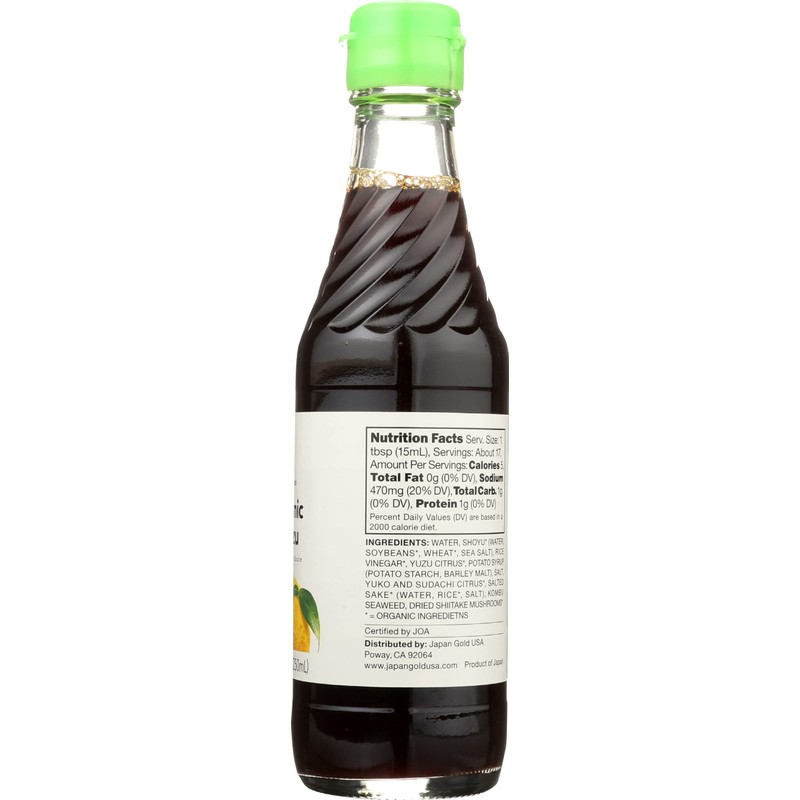 Muso From Japan Organic Ponzu, 8.5 Fl Oz