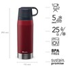 Aladdin CityPark Thermavac Twin Cup Bottle 1.1L Burgundy Red –