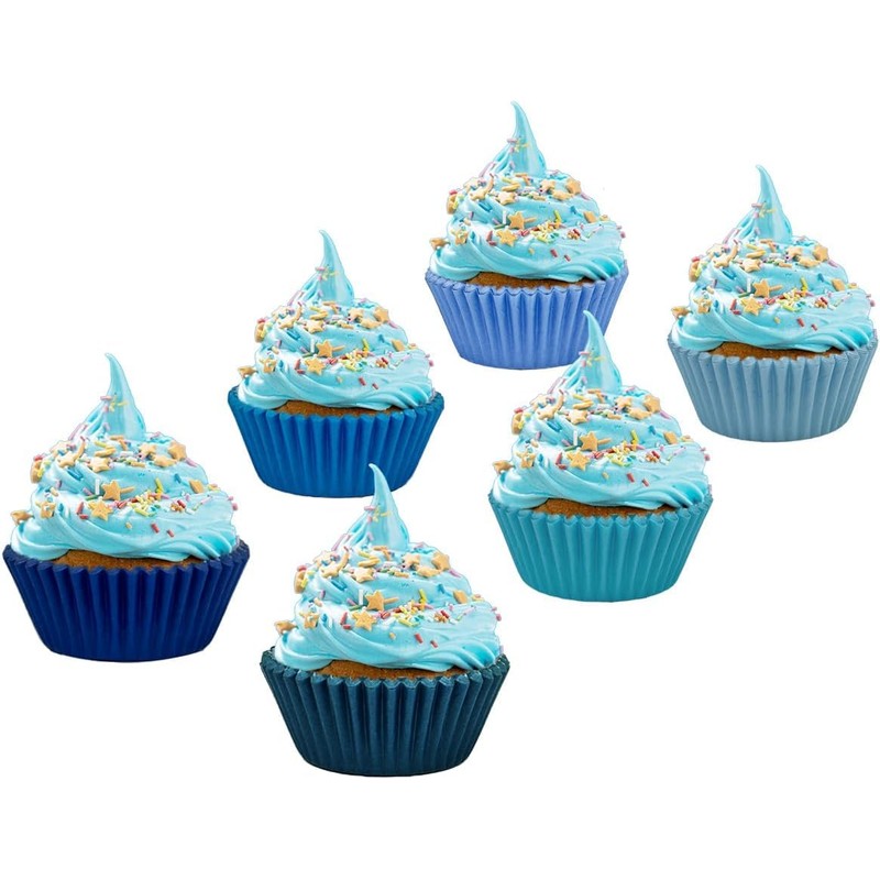 Gcardist Mini Muffin Cases Cupcake Cups Food Grade 6 Solid