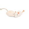 emours 12 Piece Pack Rattle Furry Mice Cat Toy Realistic