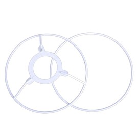 Yjcnelcr Lamp Shade Circular Fixing Bracket Ceiling Mounted Lampshade Bracket Chandelier Metal Frame Lamp Shade Accessories (9.84in)