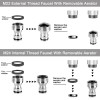 Tresson Faucet Quick Adapter Connector with Aerator,Sink Faucet to Shower