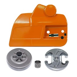 Kacarber 455 460 Chainsaw Clutch Cover with Brake And Clutch Drum Bearing For Husqvarna 455 455E 460 Chainsaw 537286301